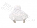 Euro plug flat 230V / 2.5A white